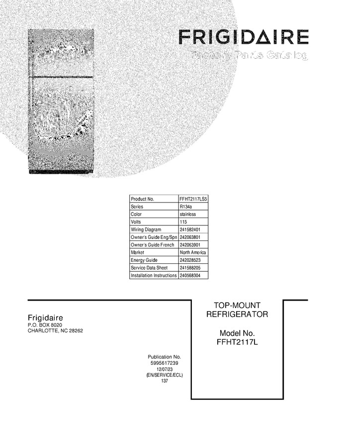 Diagram for FFHT2117LS5