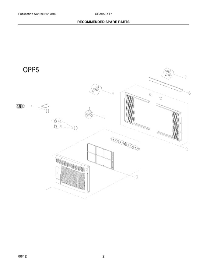Diagram for CRA050XT726