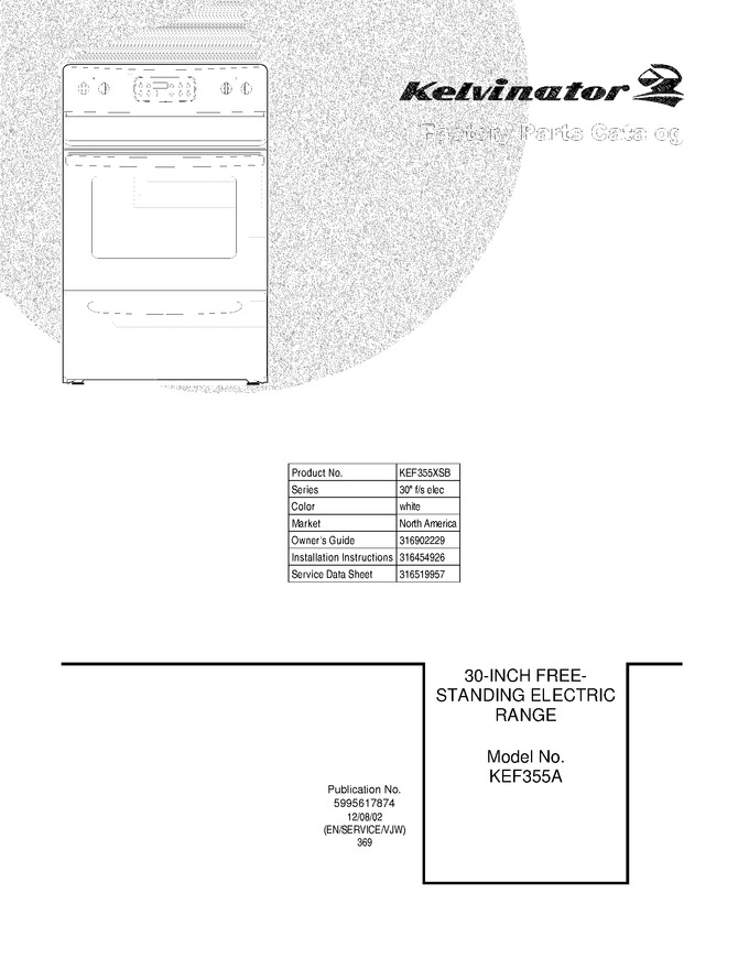 Diagram for KEF355XSB