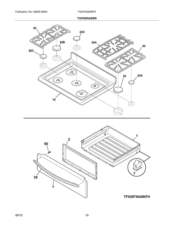 Diagram for FGGF3032MFA