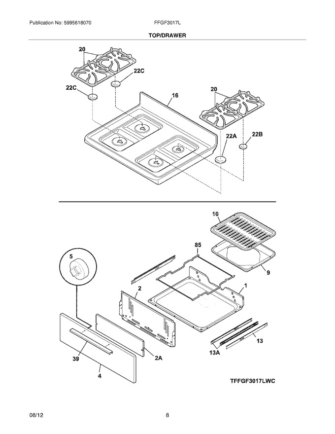 Diagram for FFGF3017LBE