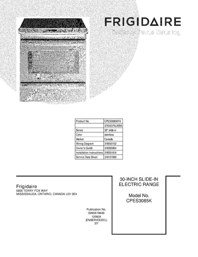 Diagram for CPES3085KF6