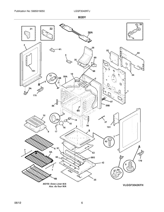 Diagram for LGGF3042KFJ