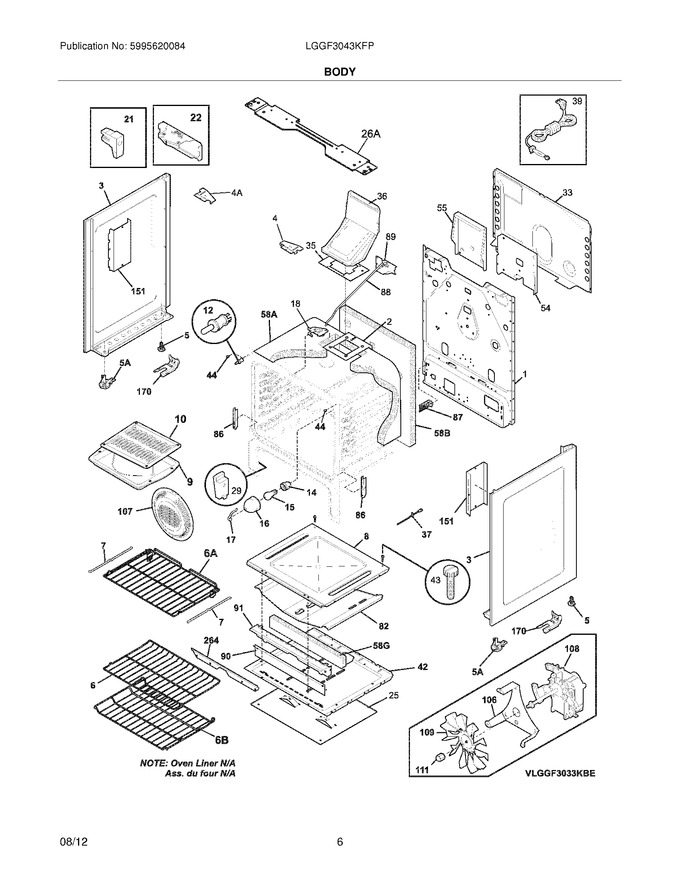 Diagram for LGGF3043KFP