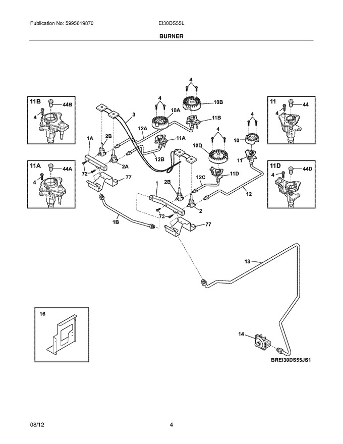 Diagram for EI30DS55LBB
