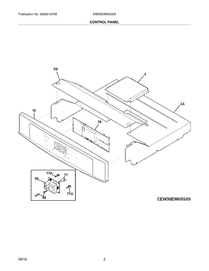 Diagram for EW30EW65GSA