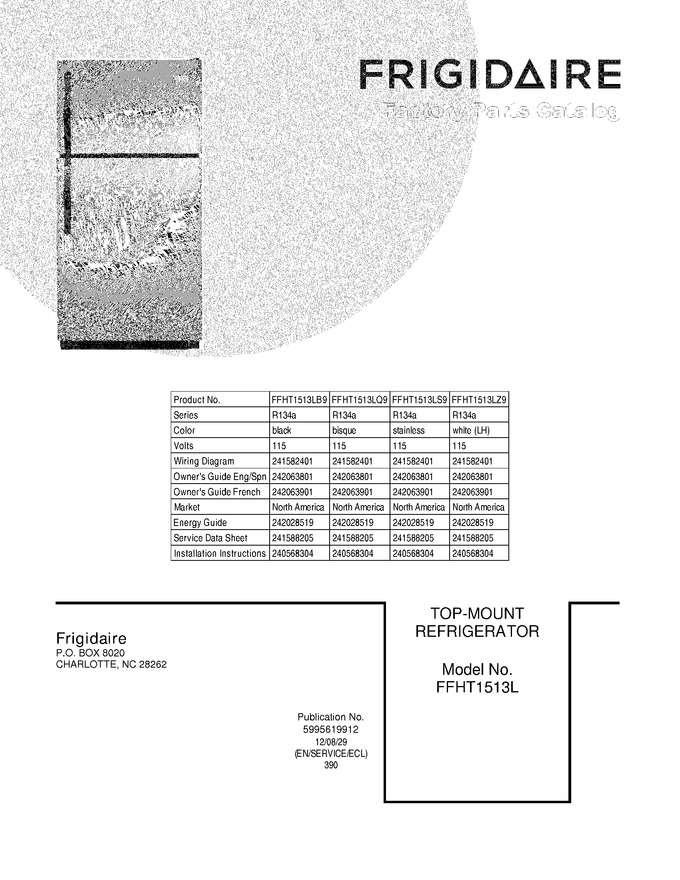 Diagram for FFHT1513LZ9