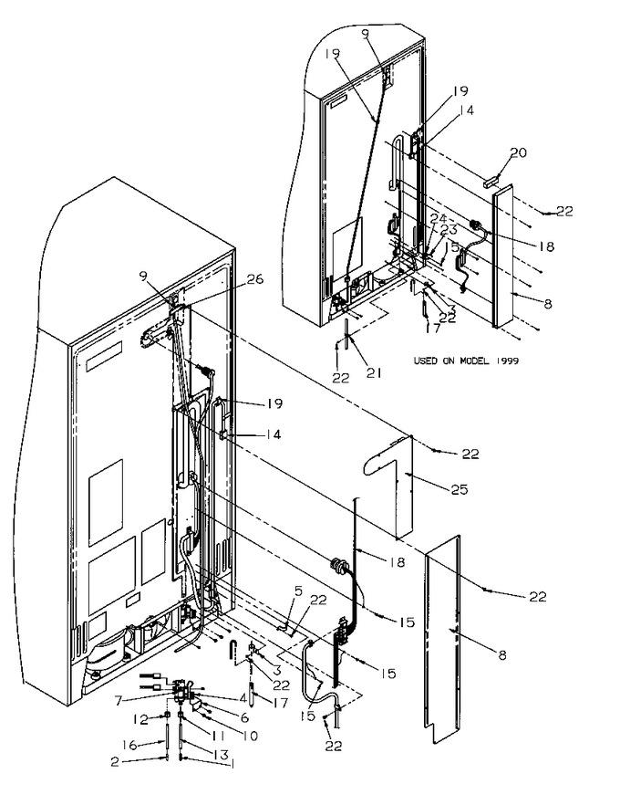Diagram for 2599A (BOM: P1190419W L)