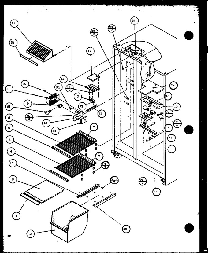 Diagram for 2599CIWA (BOM: P1121501W L)