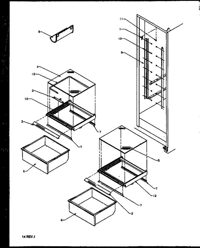 Diagram for 1999CIWEW (BOM: P1171101W W)