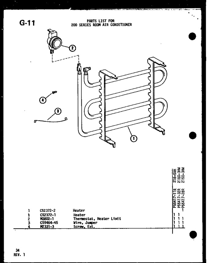 Diagram for 218D-3HW (BOM: P5541732R)