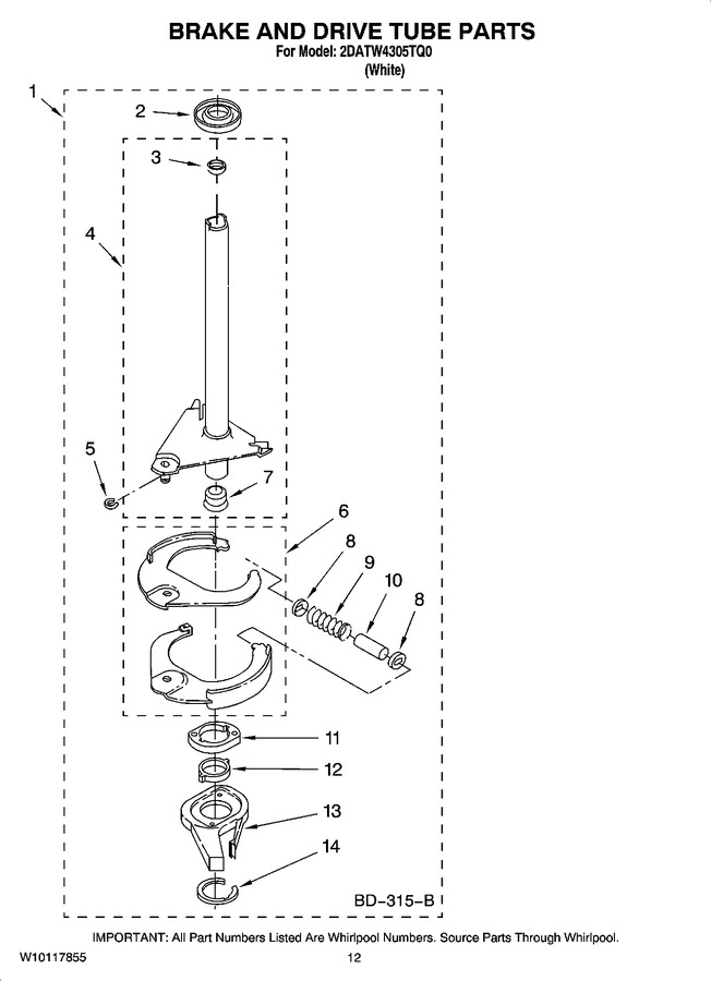 Diagram for 2DATW4305TQ0