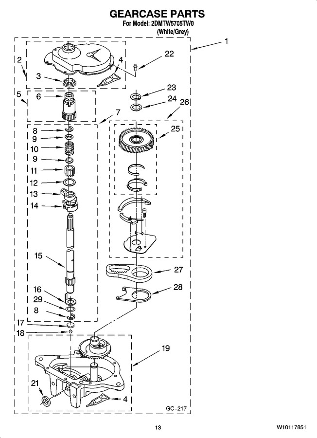 Diagram for 2DMTW5705TW0