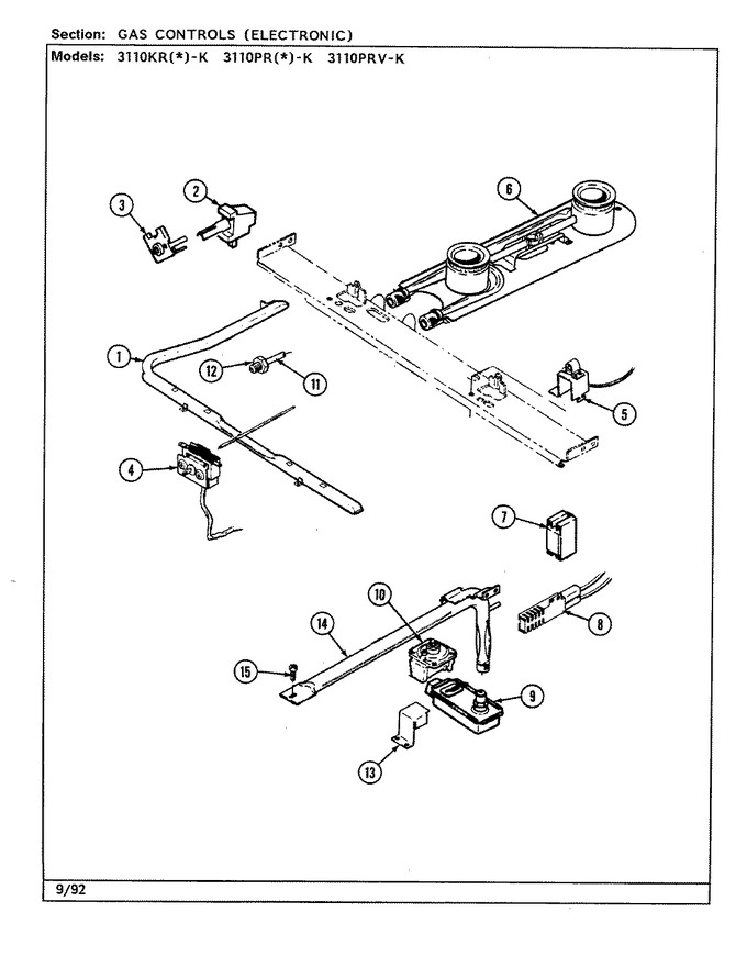 Diagram for 3110PRW-K