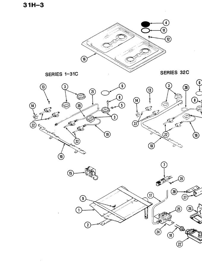 Diagram for 31HY-3KX-ON