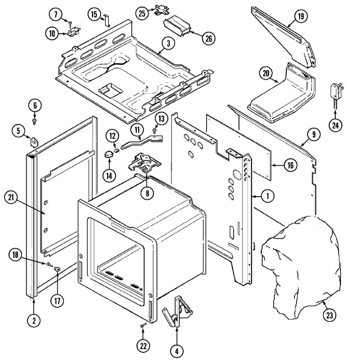 Diagram for A3432SRW