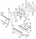Diagram for 03 - Door/drawer (3448xtx)