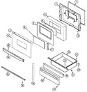 Diagram for 03 - Door/drawer (3468xvb)