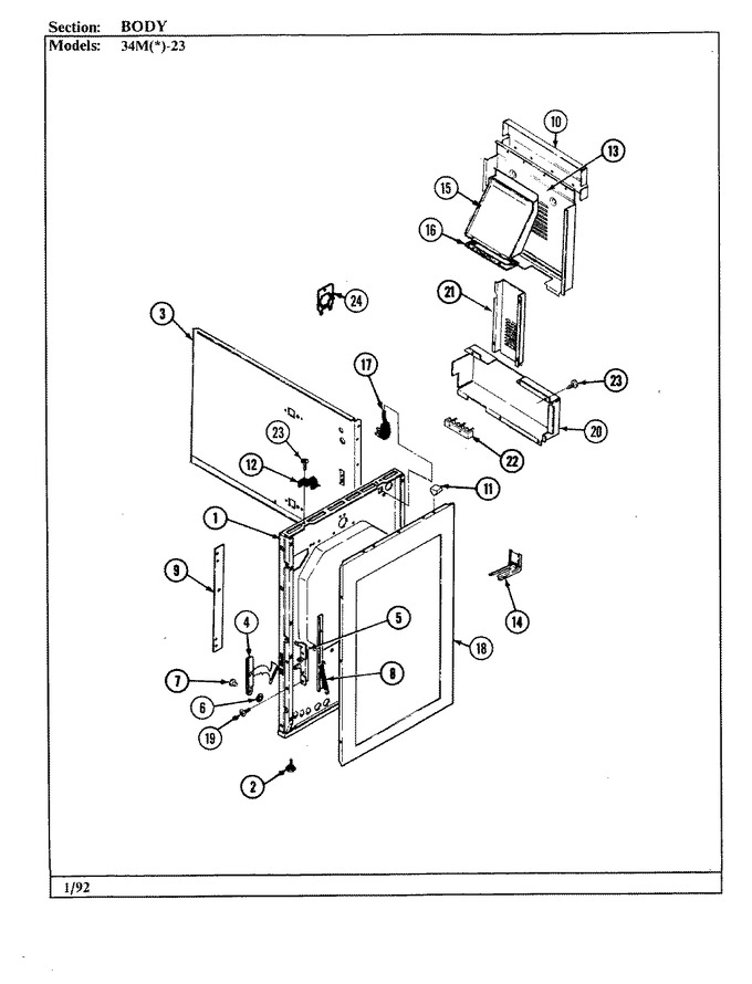 Diagram for 34MA-23CKX-ON