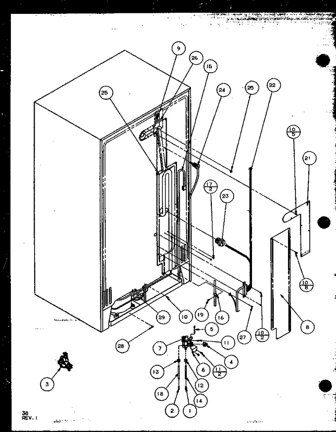 Diagram for 36058 (BOM: P1122004W L)