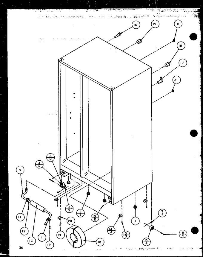 Diagram for 36051 (BOM: P1122003W W)