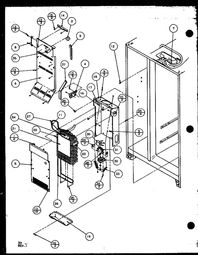 Diagram for 36068 (BOM: P1122002W L)
