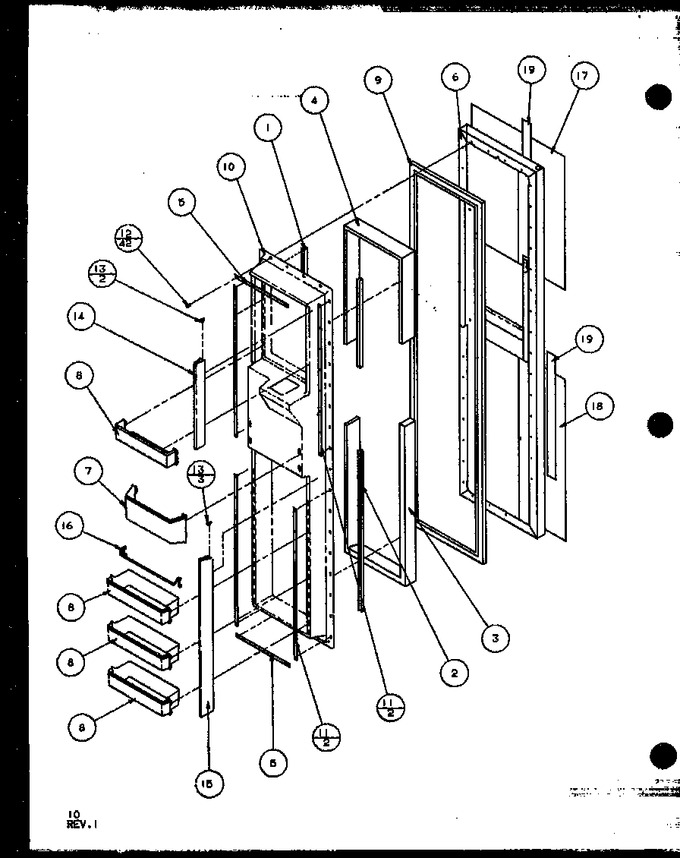 Diagram for 36548L (BOM: P1121703W L)