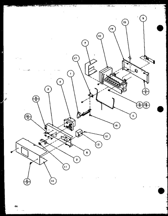 Diagram for 35541 (BOM: P1121709W W)
