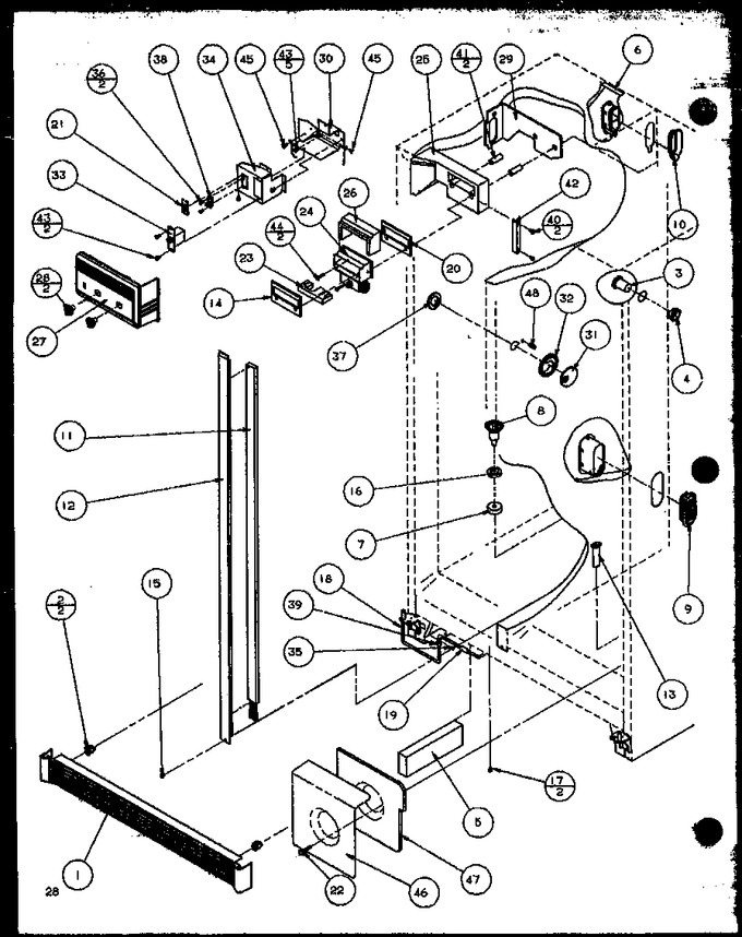 Diagram for 35541 (BOM: P1121709W W)