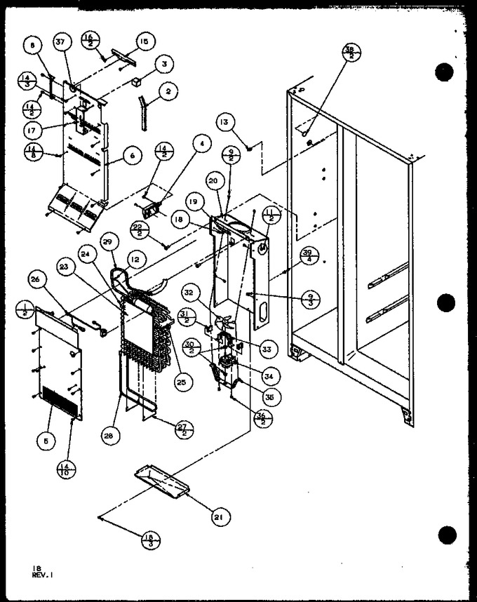 Diagram for 35538 (BOM: P1121906W L)