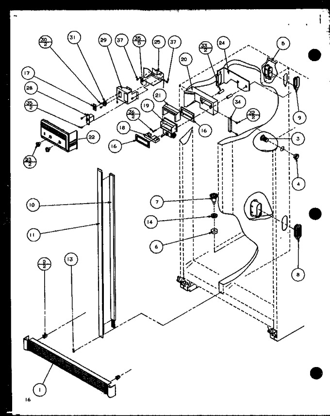 Diagram for 36048 (BOM: P1122102W L)