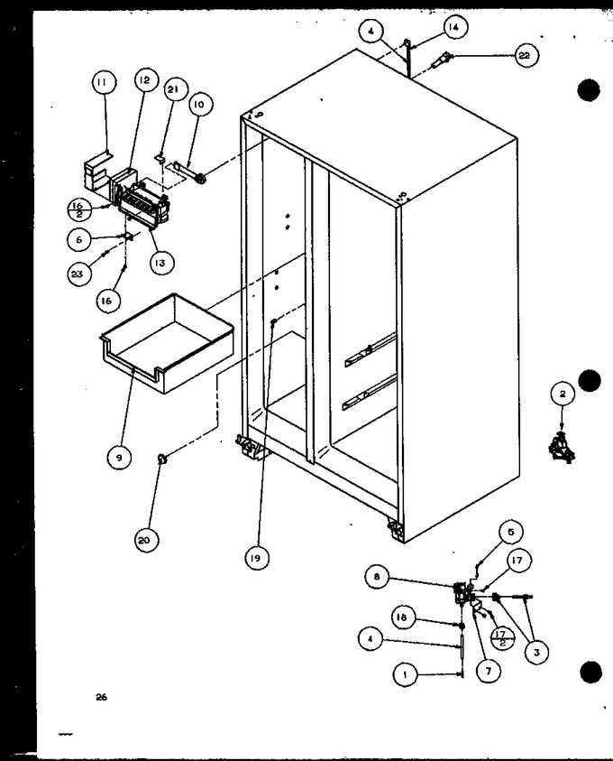 Diagram for 36041 (BOM: P1122101W W)