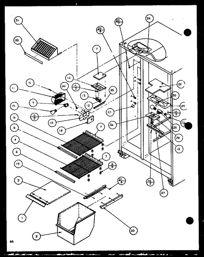 Diagram for 36261 (BOM: P1115701W)