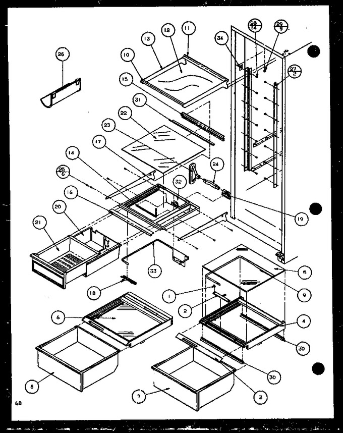 Diagram for 36268 (BOM: P1115703W)
