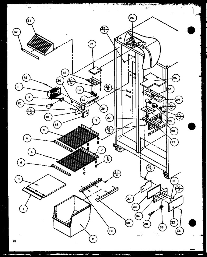 Diagram for 36791 (BOM: P1152601W W)