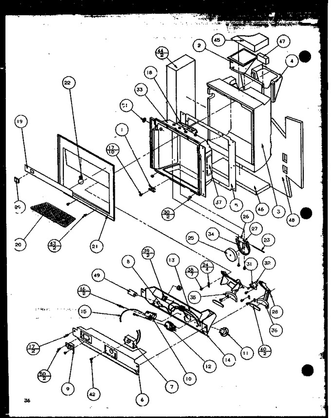Diagram for 36518 (BOM: P1121604W L)