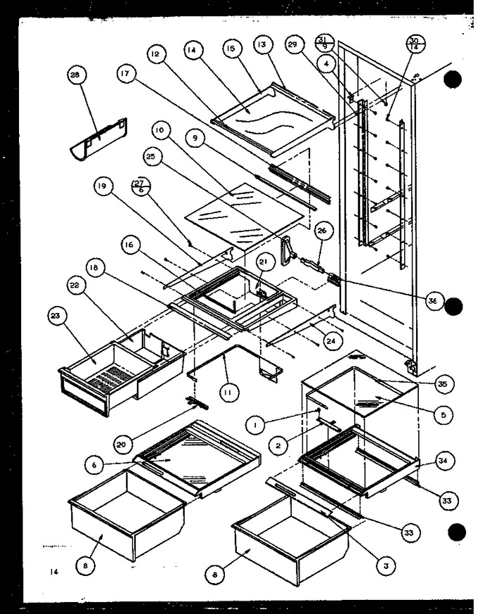Diagram for 36558 (BOM: P1108803W)