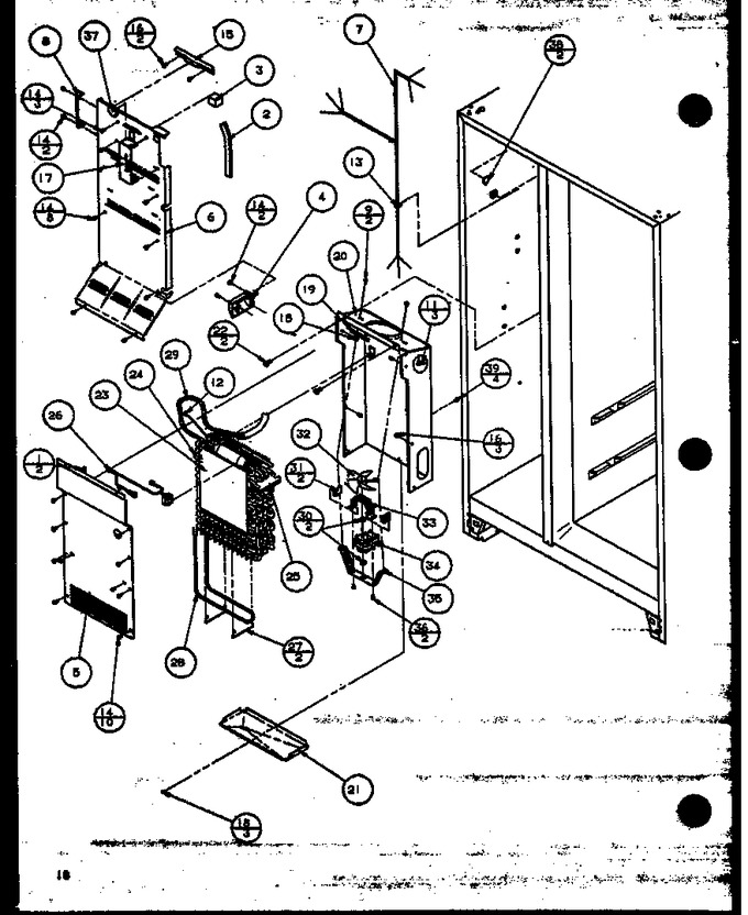 Diagram for 36558 (BOM: P1115404W)