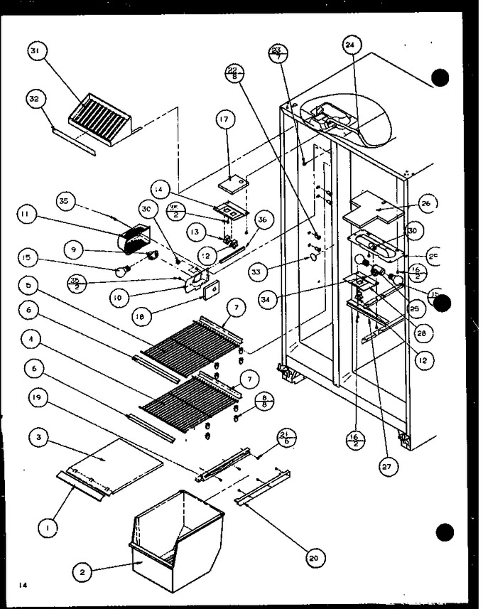 Diagram for 36568 (BOM: P1115504W)