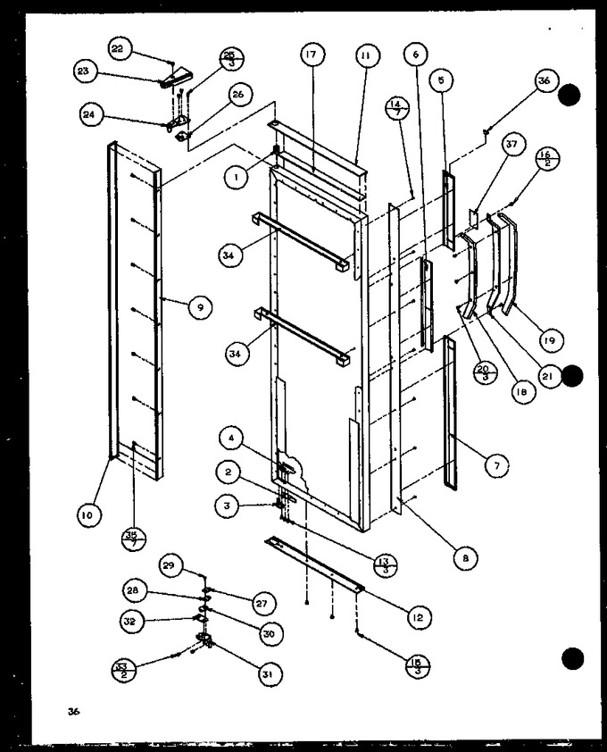 Diagram for 36578 (BOM: P1108507W)
