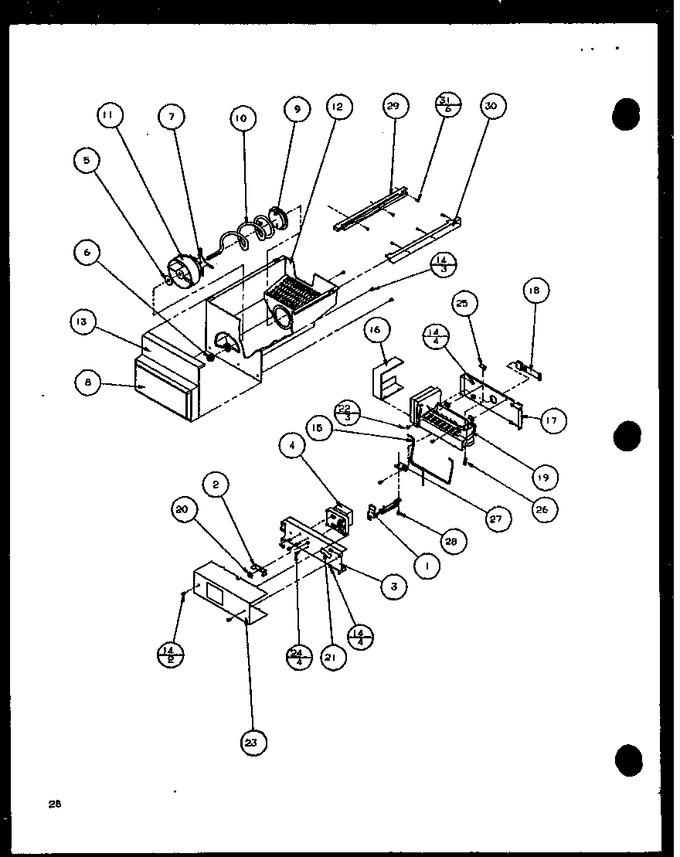 Diagram for 36598 (BOM: P1115604W)