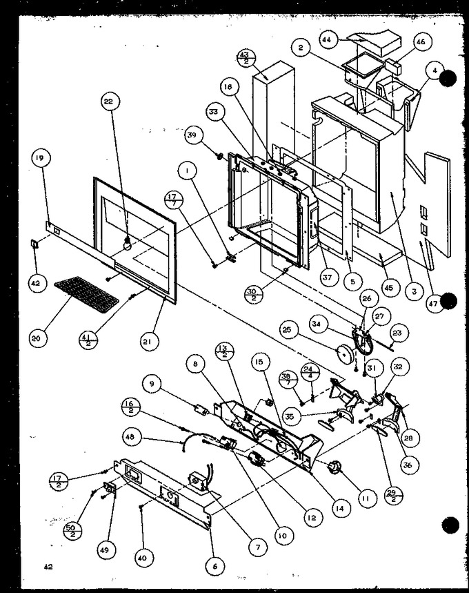 Diagram for 36761 (BOM: P1135802W W)
