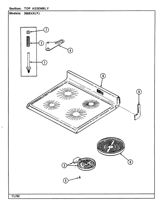 Diagram for 3868XRA-X