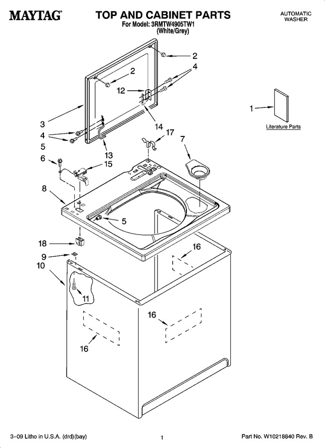 Diagram for 3RMTW4905TW1