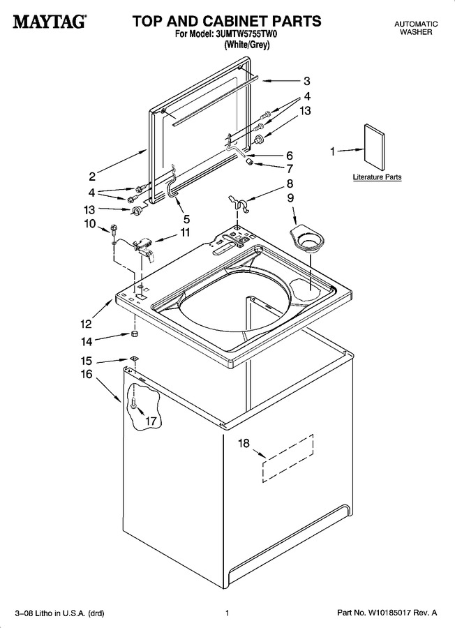 Diagram for 3UMTW5755TW0