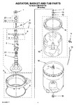 Diagram for 03 - Agitator, Basket And Tub Parts