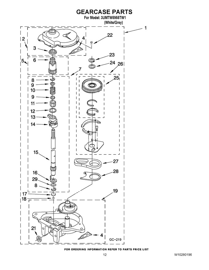 Diagram for 3UMTW5955TW1