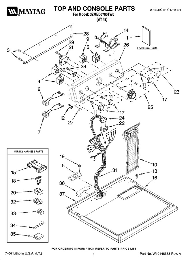 Diagram for 3ZMED5705TW0