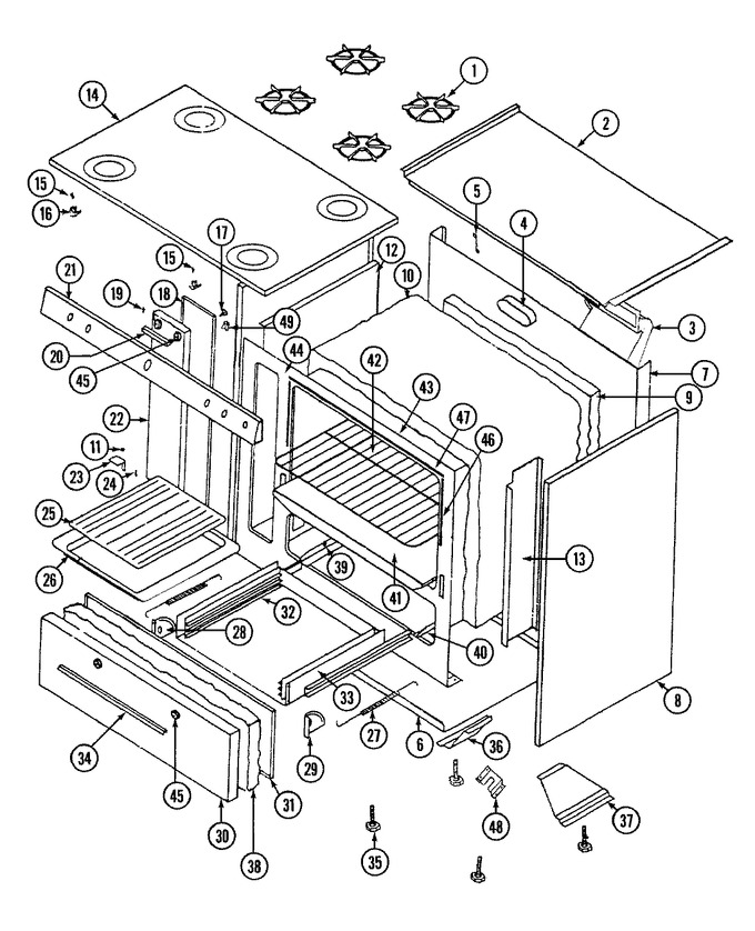Diagram for CG4151WTW
