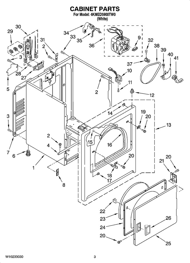 Diagram for 4KMED5900TW0